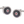 Odot Onyx & Red Cufflinks