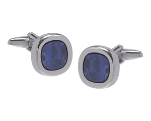 Squircle Sodalite Cufflinks