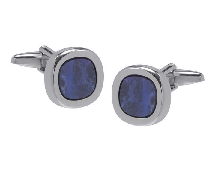 Squircle Sodalite Cufflinks
