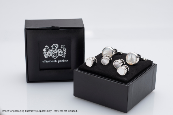 Ornate Decadence Gunmetal Cufflinks