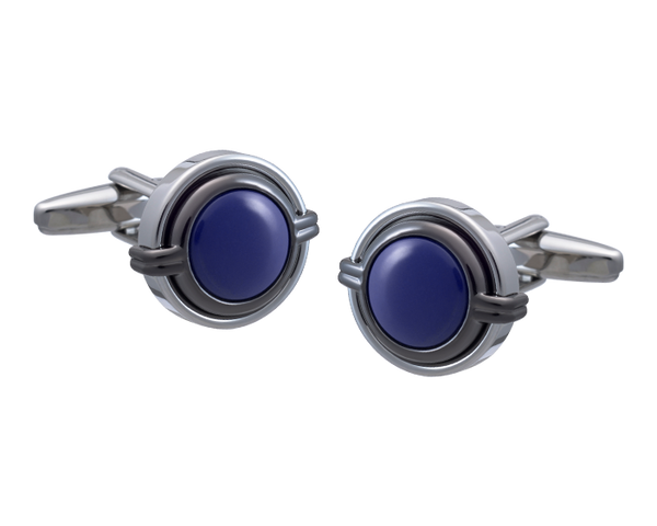 Three Layer Grasp Lapis Cufflinks