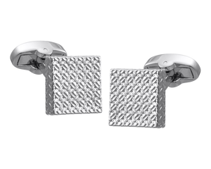 Lux Square Silver Cufflinks