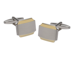 Double Plate Barrell Cufflinks