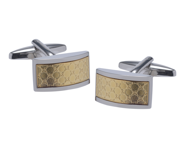 The Gold Art Deco Rectangle Cufflinks