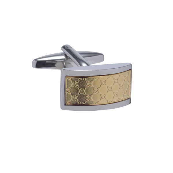 The Gold Art Deco Rectangle Cufflinks