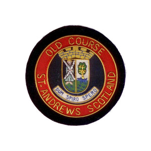 Hand Embroidered Heraldic Golfing Blazer Badge Crest