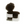 Chess Board Black & White Cuffknots Knot Cufflinks - by Elizabeth Parker England