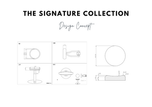 Signature Collection No5 Rose Quartz Cufflink and Lapel Pin Set