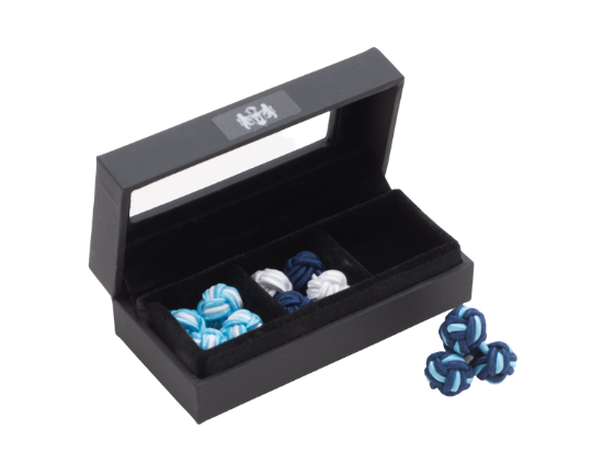 Shades of Blue Cuffknot Set