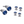 Single Signature Collection Sodalite Dress Stud