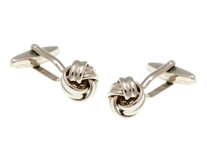 Intricate Woven Knot Cufflinks