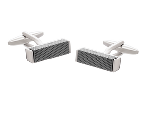 Textured Metal Block Cufflinks