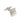 Squared Striped Parallel Lines Plain Metal Simply Metal Cufflinks by Elizabeth Parker England