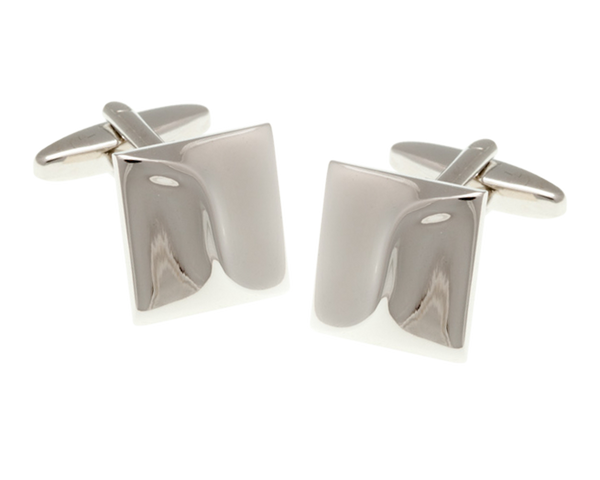 Abstract Wave Square Cufflinks