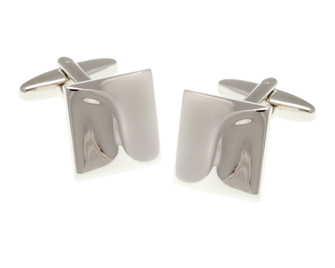 Abstract Wave Square Cufflinks