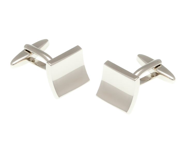 Abstract Square Curve Cufflinks