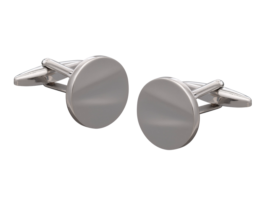 Tidal Metal Cufflinks