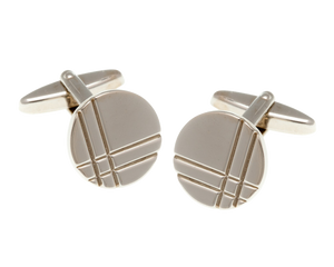 Crossed Lines Cufflinks