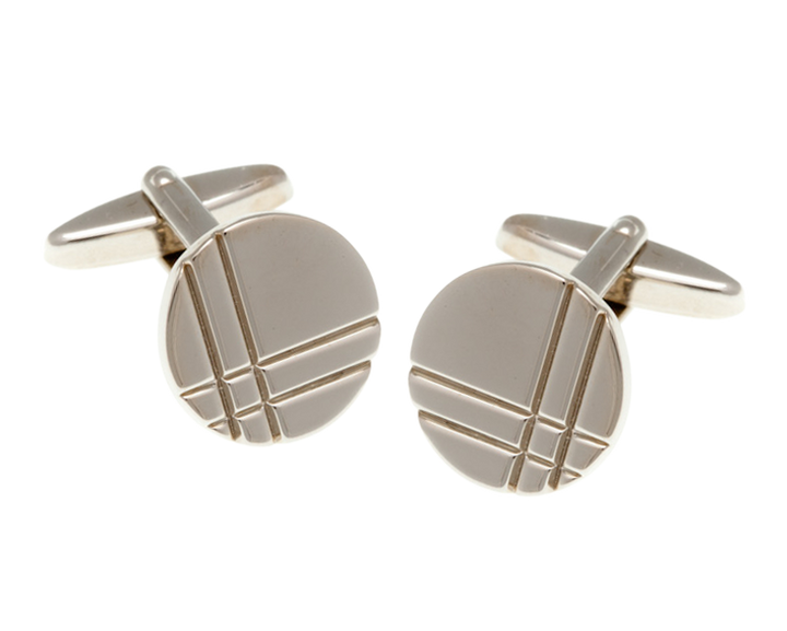 Crossed Lines Cufflinks