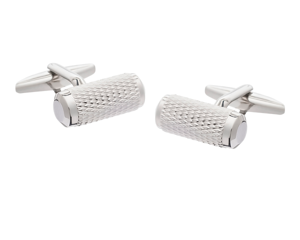 Textured Tube Cufflinks