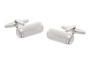 Textured Tube Cufflinks