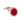 Embossed Red and Pink Round Enamel Cufflinks by Elizabeth Parker England