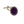 Embossed Purple and Blue Round Enamel Cufflinks by Elizabeth Parker England