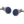 Round Blue Cufflinks