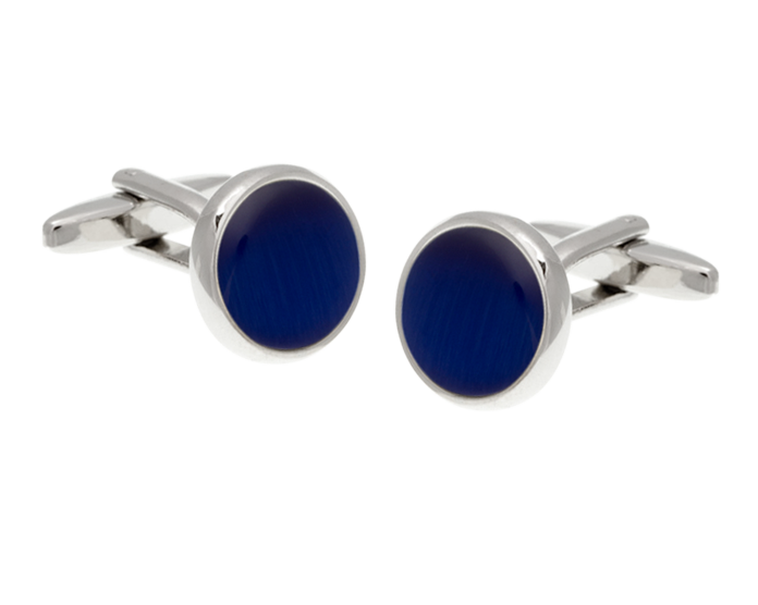 Cat's Eye Royal Blue Cufflinks