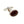 Oval Cat's Eye Purple Cufflinks by Elizabeth Parker