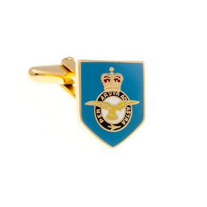 Royal Blue Air Force Styled Enamel Cufflinks by Elizabeth Parker England