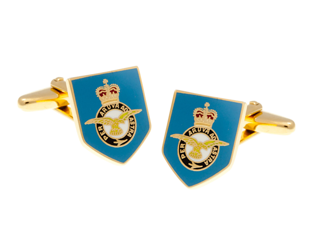 Royal Air Force Blue Military Styled Cufflinks