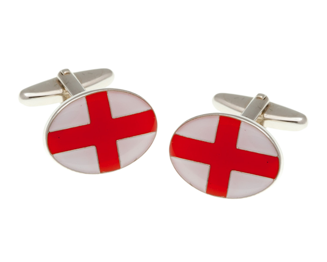 England St George Flag Cufflinks