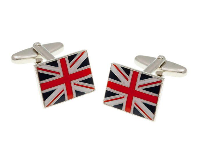 British Union Jack Flag Cufflinks