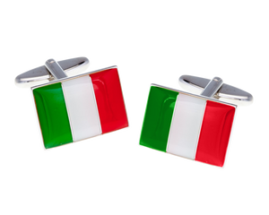 Italian Flag Cufflinks