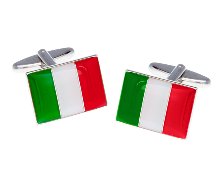 Italian Flag Cufflinks