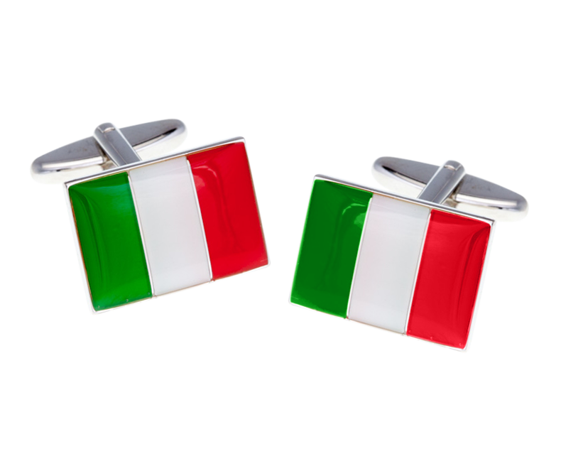 Italian Flag Cufflinks