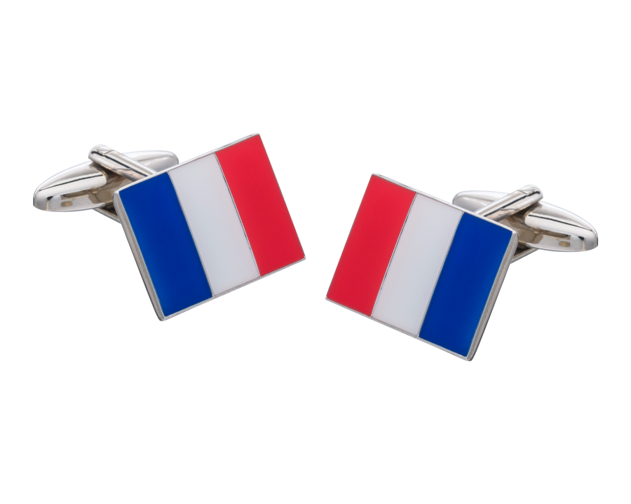 French Flag Cufflinks