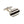 Gentlemen's Striped Black  and White Enamel Oval Cufflinks by Elizabeth Parker