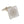 Starburst White Plain Metal Enamel Cufflinks - by Elizabeth Parker England