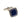 Navy Blue Enamel Soft Square Cufflinks by Elizabeth Parker England