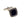 Black Enamel Soft Square Cufflinks by Elizabeth Parker