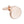 Rose Gold Smooth 'O' Brushed Finish Round Cufflinks by Elizabeth Parker