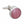 Marvell'O'us Round Pink Enamel Cufflinks by Elizabeth Parker