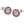 Industrial Core' Red Cufflinks