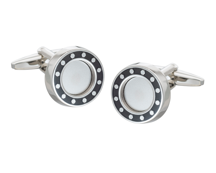 Industrial Core' Black Cufflinks
