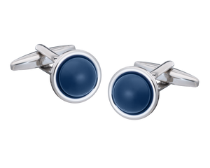 Spot It Navy Blue Cufflinks