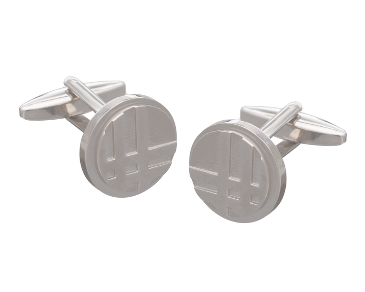 Heritage Check Metal Cufflinks