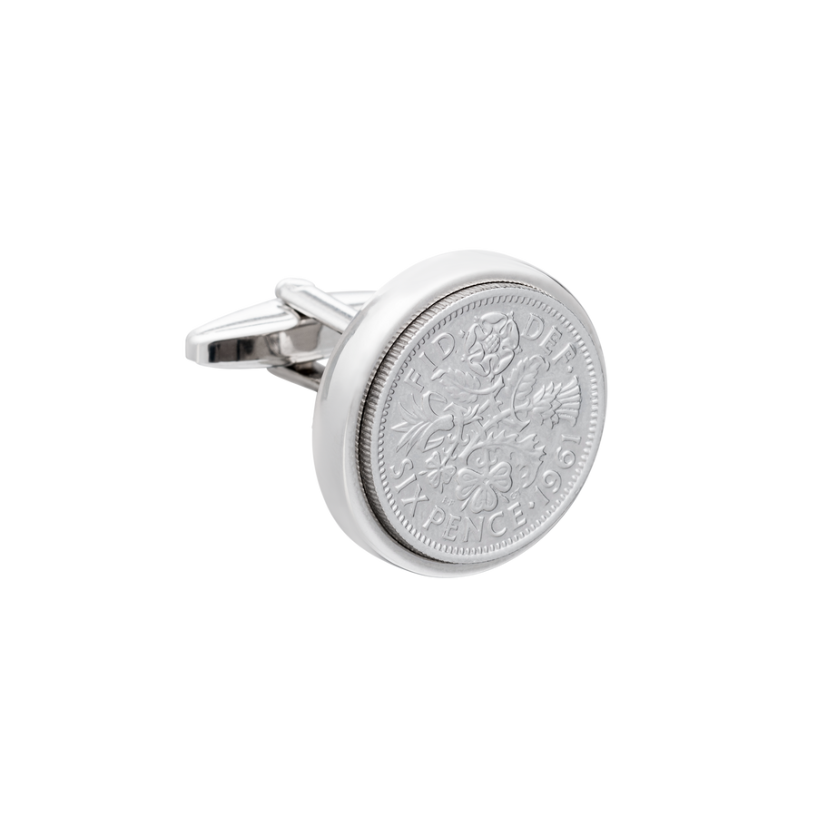 Sixpence Heirloom Coin Cufflinks