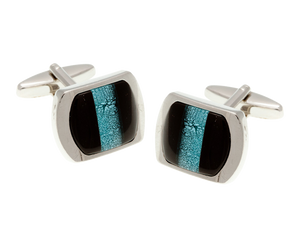 Turquoise Lizard Eye Cufflinks